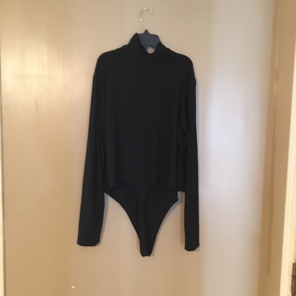 New Women plus size black body suit